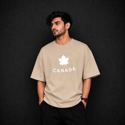 Premium Quality Drop Shoulder T-Shirt | Cream Colour CANADA